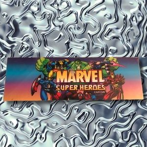 Marvel Super Heroes Arcade Video Game Capcom Marquee Sign Header Art Decor